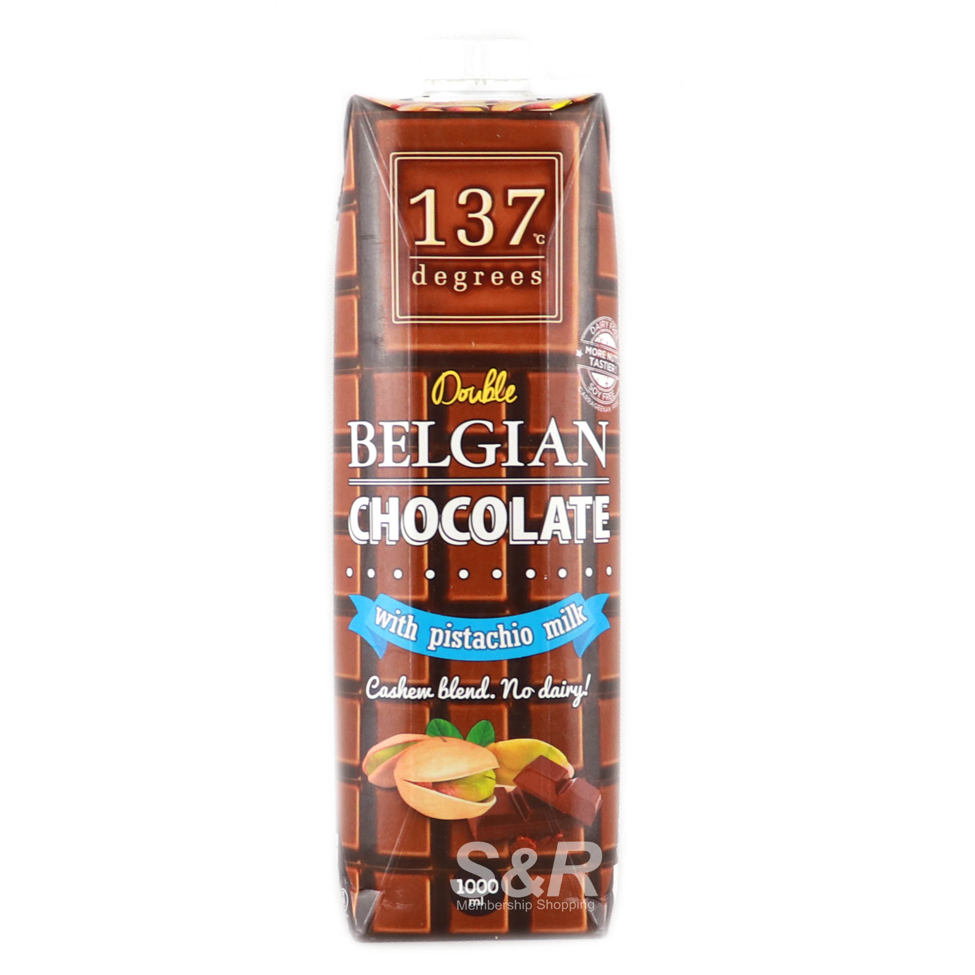 137 Degrees Double Belgian Chocolate Pistachio Milk 1L